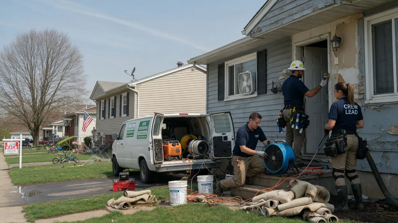 Flood Cleanup in Hamburg, PA near me