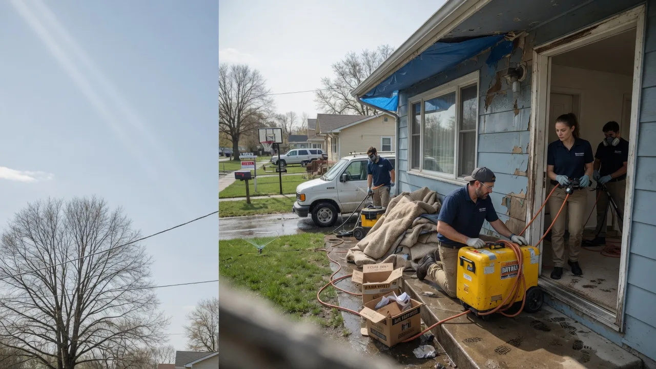 Basement Flood Cleanup in Hamburg, PA near me